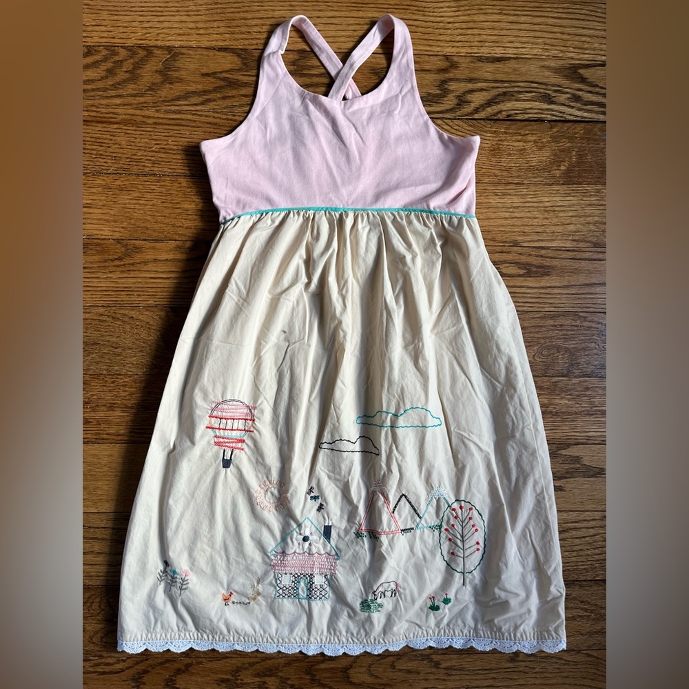 Hannah Andersson Embroidered Dress